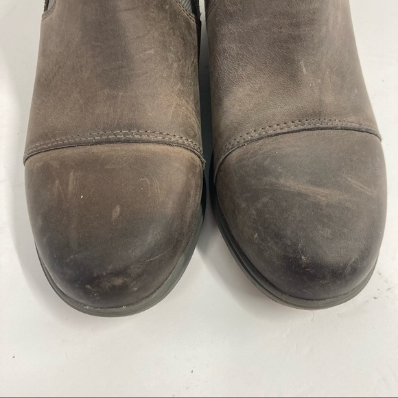 SOREL Ankle Boots Evie Quarry Gum 2 Chelsea Hidden Wedge Heel Womens Size 5.5 - Picture 3 of 11